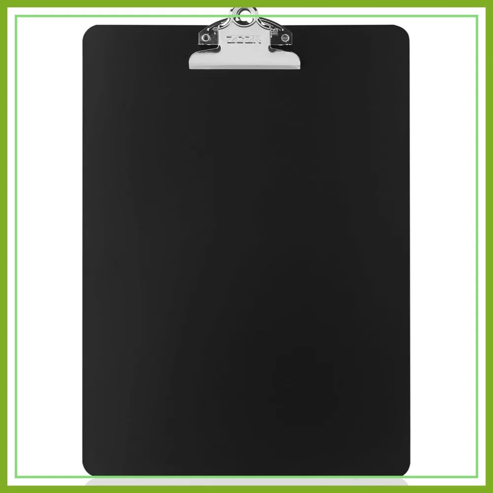 Heavy Duty Metal Clipboard, 12x9 Inches A4 Letter Size, High Capacity Clip for Office, School, Jobsite
Heavy Duty Metal Clipboard, 12x9 Inches A4 Letter Size, High Capacity Clip for Office, School, Jobsite