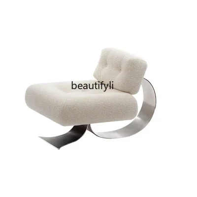 15 Nordic Special-Shaped Metal Light Luxury and Simplicity Single-Seat Sofa Chair Hotel Model Room Leisure Chair
15 Nordic Special-Shaped Metal Light Luxury and Simplicity Single-Seat Sofa Chair Hotel Model Room Leisure Chair