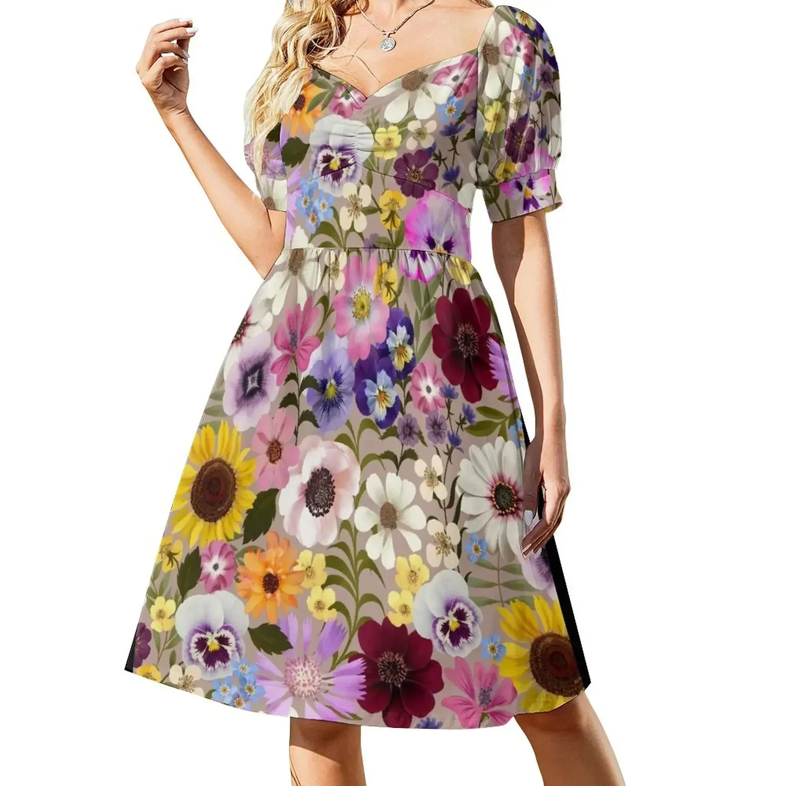 Spring Garden Party floral Short-Sleeved Dress dress women elegant luxury women's summer dresses 2025 Dress
Spring Garden Party floral Short-Sleeved Dress dress women elegant luxury women's summer dresses 2025 Dress