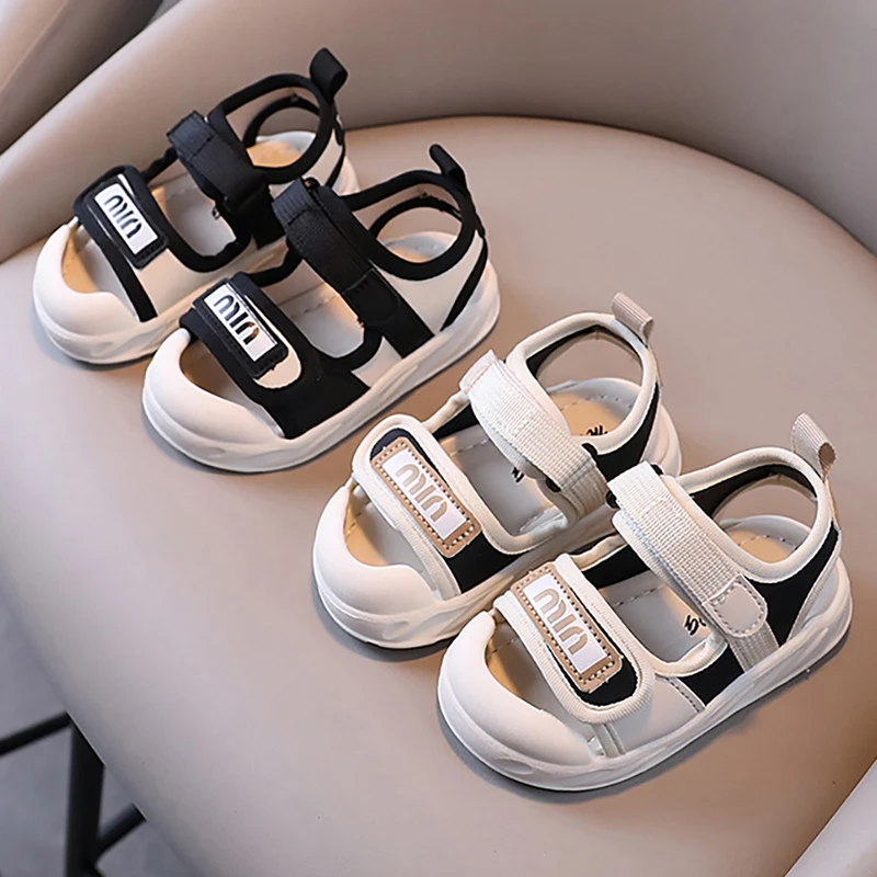 Summer Sandals PU Leather Waterproof Beach Shoes For Toddler Baby Ergonomics Soft-soled Little Kid's Sport Sandals For Boy Girl
Summer Sandals PU Leather Waterproof Beach Shoes For Toddler Baby Ergonomics Soft-soled Little Kid's Sport Sandals For Boy Girl