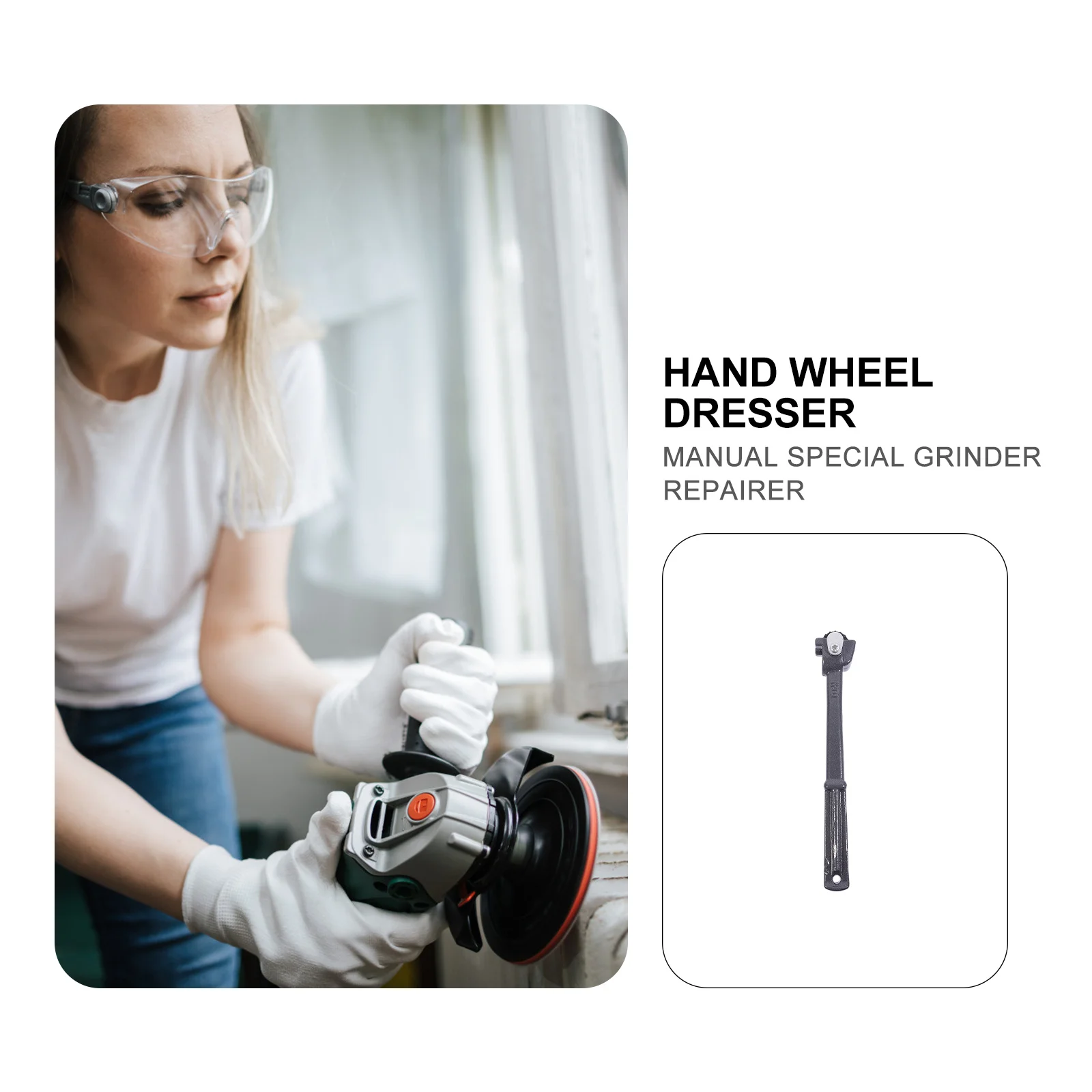 1Pcs Sanding Wheel Dresser Rugged Iron Build Handheld Grinding Dressing Tool Enhanced Stability for Workshop Use Trimmer
1Pcs Sanding Wheel Dresser Rugged Iron Build Handheld Grinding Dressing Tool Enhanced Stability for Workshop Use Trimmer