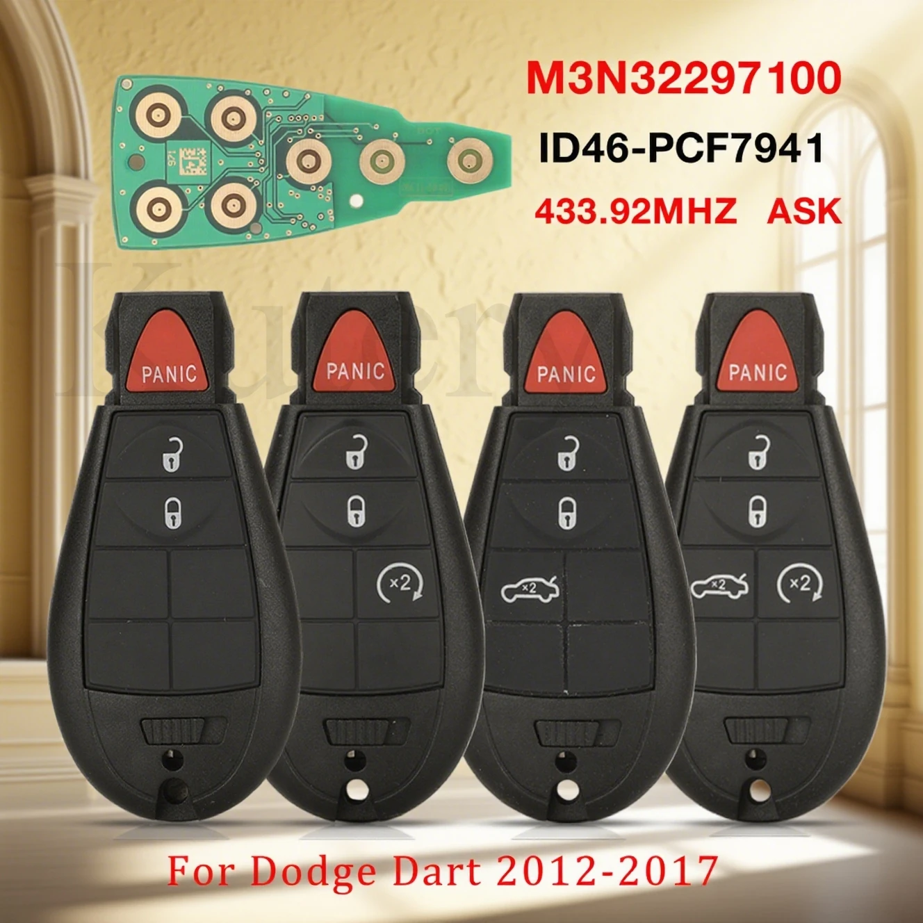 Jingyuqin M3N32297100 433 МГц ID46 PCF7941 чип умный дистанционный брелок без ключа для Dodge Dart 2012 + автомобильный брелок 56046773AA
Jingyuqin M3N32297100 433 МГц ID46 PCF7941 чип умный дистанционный брелок без ключа для Dodge Dart 2012 + автомобильный брелок 56046773AA