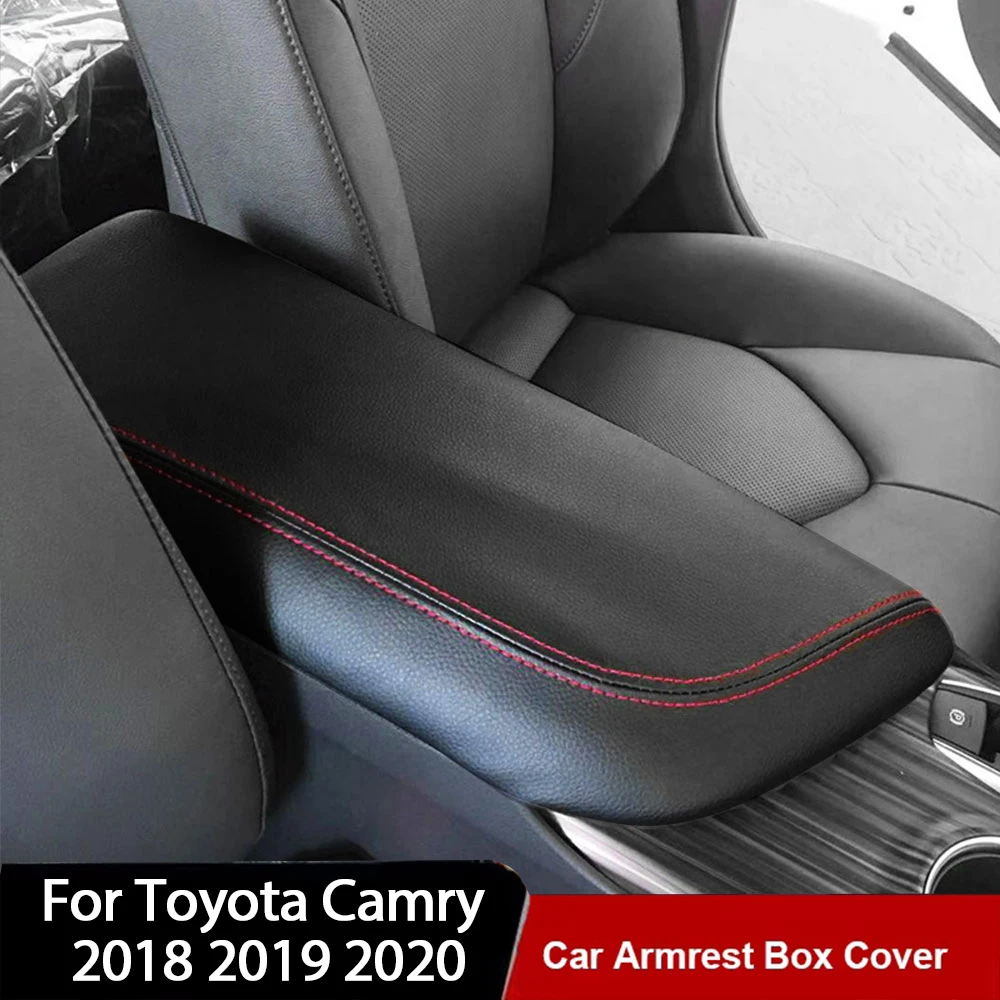 Car Armrest Box Center Console Lid Armrest Cover Pad Interior Accessories PU Black Leather Cover For Toyota Camry 2018 2019 2020
Car Armrest Box Center Console Lid Armrest Cover Pad Interior Accessories PU Black Leather Cover For Toyota Camry 2018 2019 2020