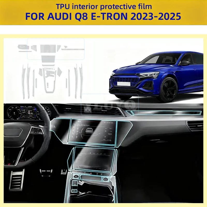 For Audi Q8 E-tron 2023 2024 2025 Car Interior Protection Film Dashboard Screen Gear Shift Transparent Sticker Anti-scratch
For Audi Q8 E-tron 2023 2024 2025 Car Interior Protection Film Dashboard Screen Gear Shift Transparent Sticker Anti-scratch