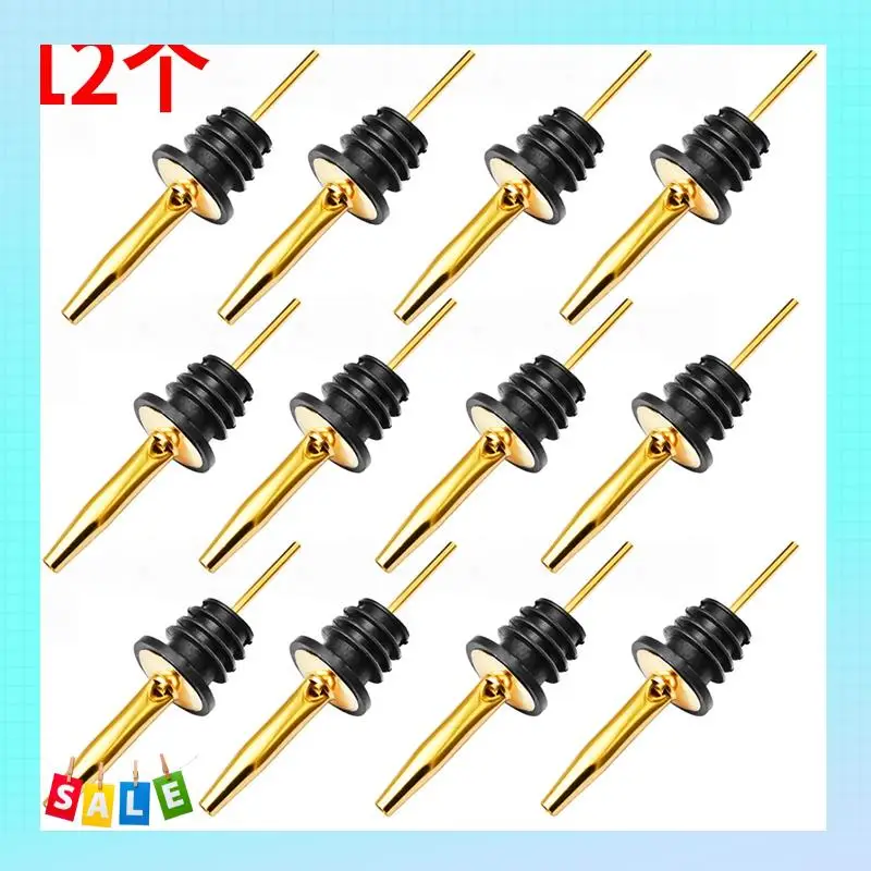 A56X 12Pcs Stainless Steel Classic Bottle Pourers Tapered Spout - Liquor Pourers With Rubber Dust Caps
A56X 12Pcs Stainless Steel Classic Bottle Pourers Tapered Spout - Liquor Pourers With Rubber Dust Caps