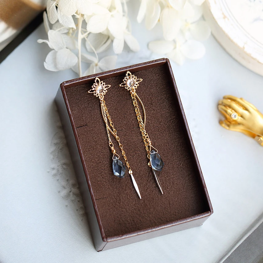 LAMOON 925 Sterling Silver Drop Earring Set For Women Vintage Snow London Blue Stone 14K Gold Plated Fine Jewelry LMEI109
LAMOON 925 Sterling Silver Drop Earring Set For Women Vintage Snow London Blue Stone 14K Gold Plated Fine Jewelry LMEI109