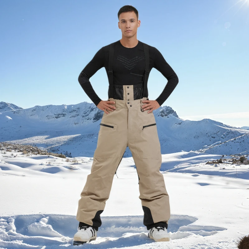 2026 GSOU SNOW Men Skiing Pants Snow Strap Women Baggy Solid Snowboarding Overall Insulated Waterproof Windproof Winter Outdoors
2026 GSOU SNOW Men Skiing Pants Snow Strap Women Baggy Solid Snowboarding Overall Insulated Waterproof Windproof Winter Outdoors