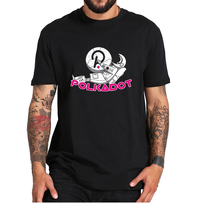 Polkadot Crypto To The Moon T-Shirt Funny Astronaut Design Classic DOT Blockchain Cryptocurrency Coins Tee Tops 100% CottonF 
Polkadot Crypto To The Moon T-Shirt Funny Astronaut Design Classic DOT Blockchain Cryptocurrency Coins Tee Tops 100% CottonF