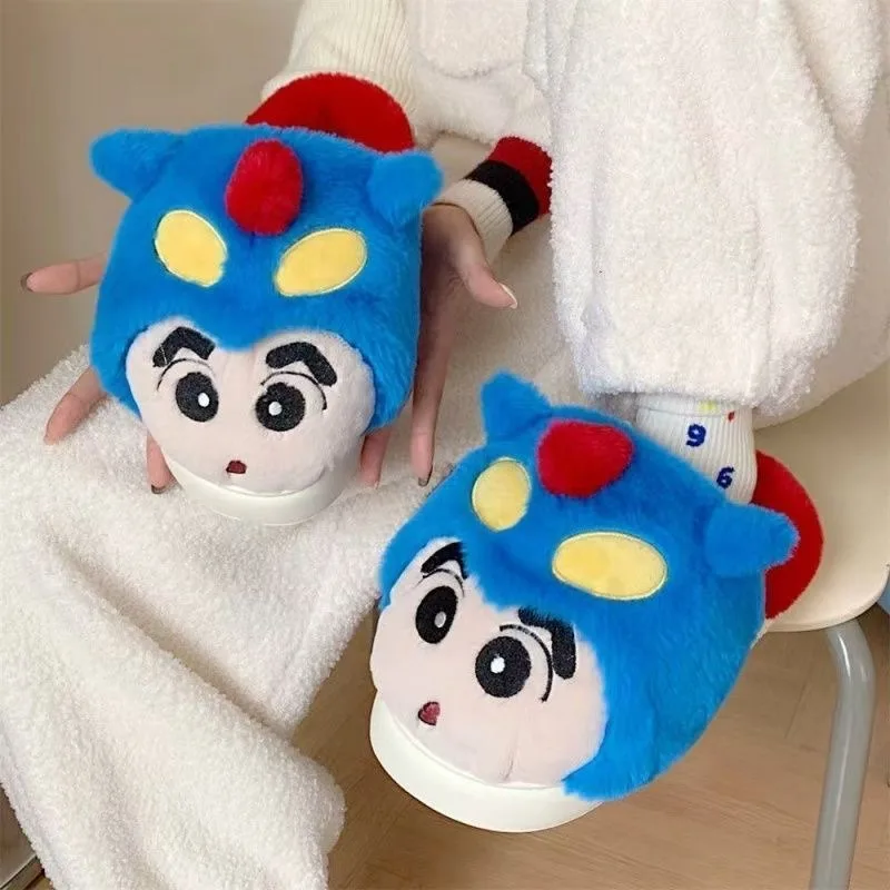 Creativity Shinchan Series Cotton Shoes Kawaii Cartoon Character Cute Keep Warm Thickened Cotton Shoes Household Goods
Creativity Shinchan Series Cotton Shoes Kawaii Cartoon Character Cute Keep Warm Thickened Cotton Shoes Household Goods