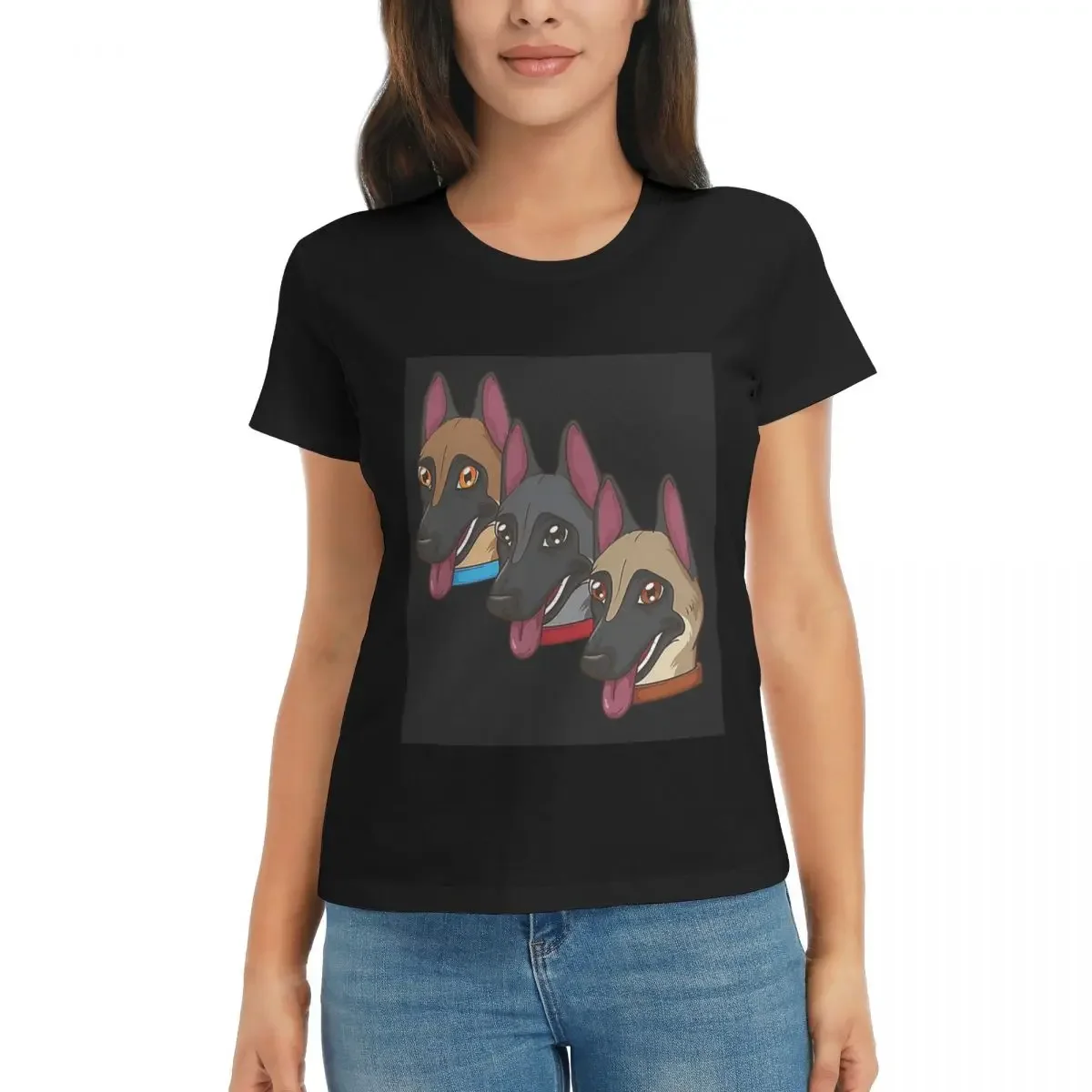 Women T-Shirt Belgian Shepherd Dog Malinois Summer Short Sleeve Tees Crew Neck Cotton T Shirts Clothes Tops Streetwear
Women T-Shirt Belgian Shepherd Dog Malinois Summer Short Sleeve Tees Crew Neck Cotton T Shirts Clothes Tops Streetwear