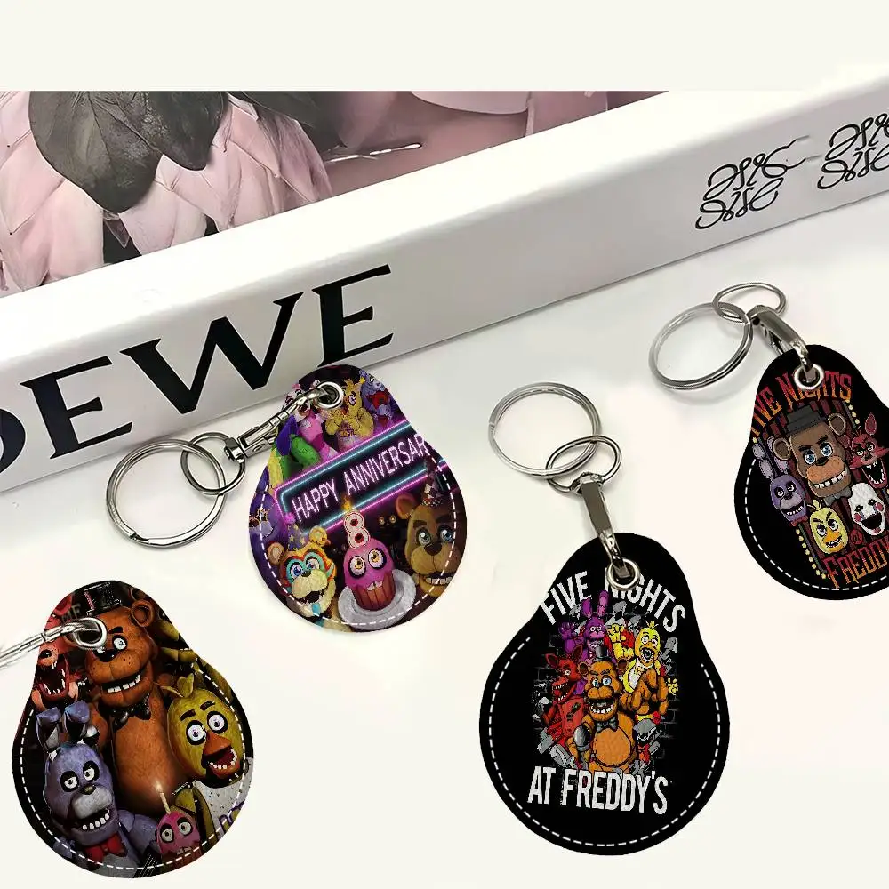 Fnaf Five-nights-At-Freddys Round Keychains For Women PU Leather Blanks Key Rings Ideal For Holiday Gifts And Party Favors
Fnaf Five-nights-At-Freddys Round Keychains For Women PU Leather Blanks Key Rings Ideal For Holiday Gifts And Party Favors