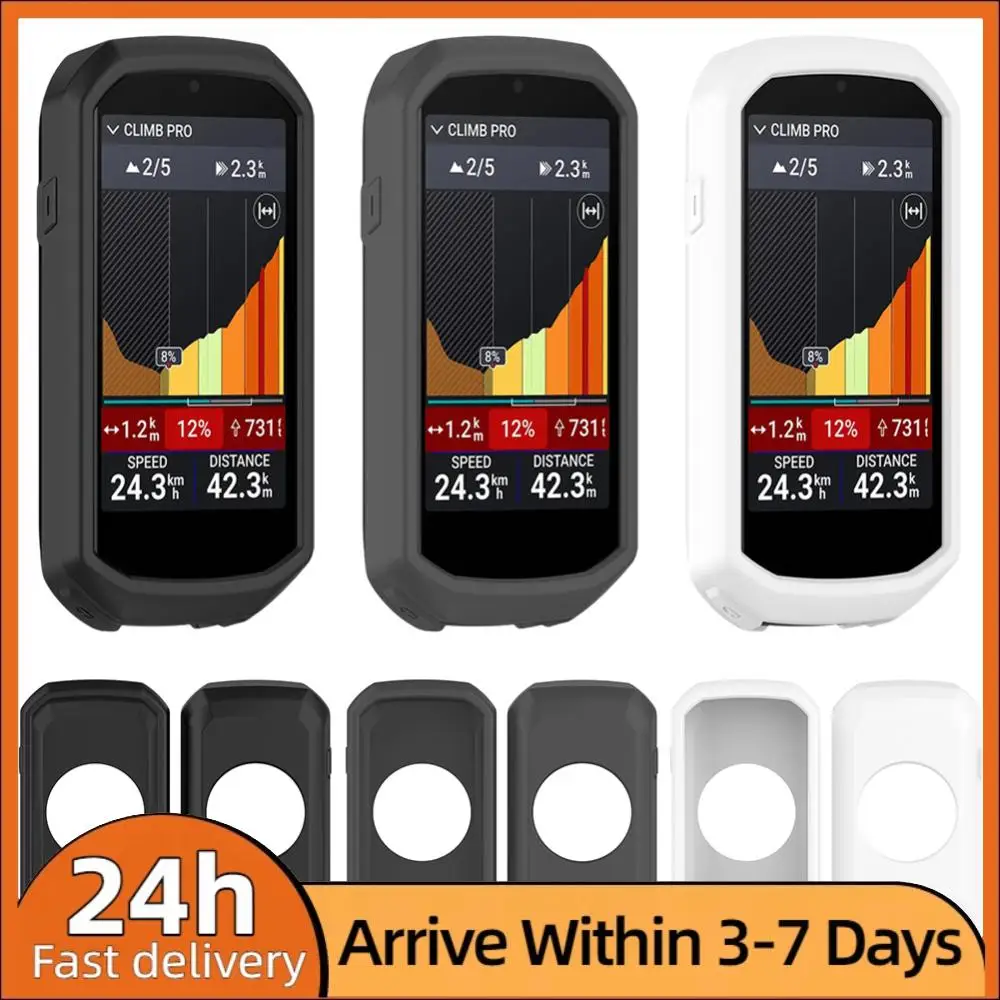 For Garmin Edge 1050 Case All Inclusive Silicone Protective Case Anti-Scratch Bumper Cover GPS Code Table Protective Cover