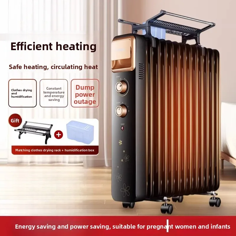 Electric radiator, oil-filled heater, household energy-saving fan heater, indoor heating, electric oil heater
Electric radiator, oil-filled heater, household energy-saving fan heater, indoor heating, electric oil heater