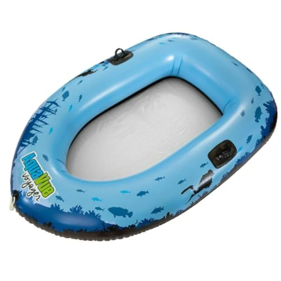 AQUAVUE Voyager inflatable raft for kids and adults: clear bottom, PVC material, transparent color, ultra-stable design
AQUAVUE Voyager inflatable raft for kids and adults: clear bottom, PVC material, transparent color, ultra-stable design