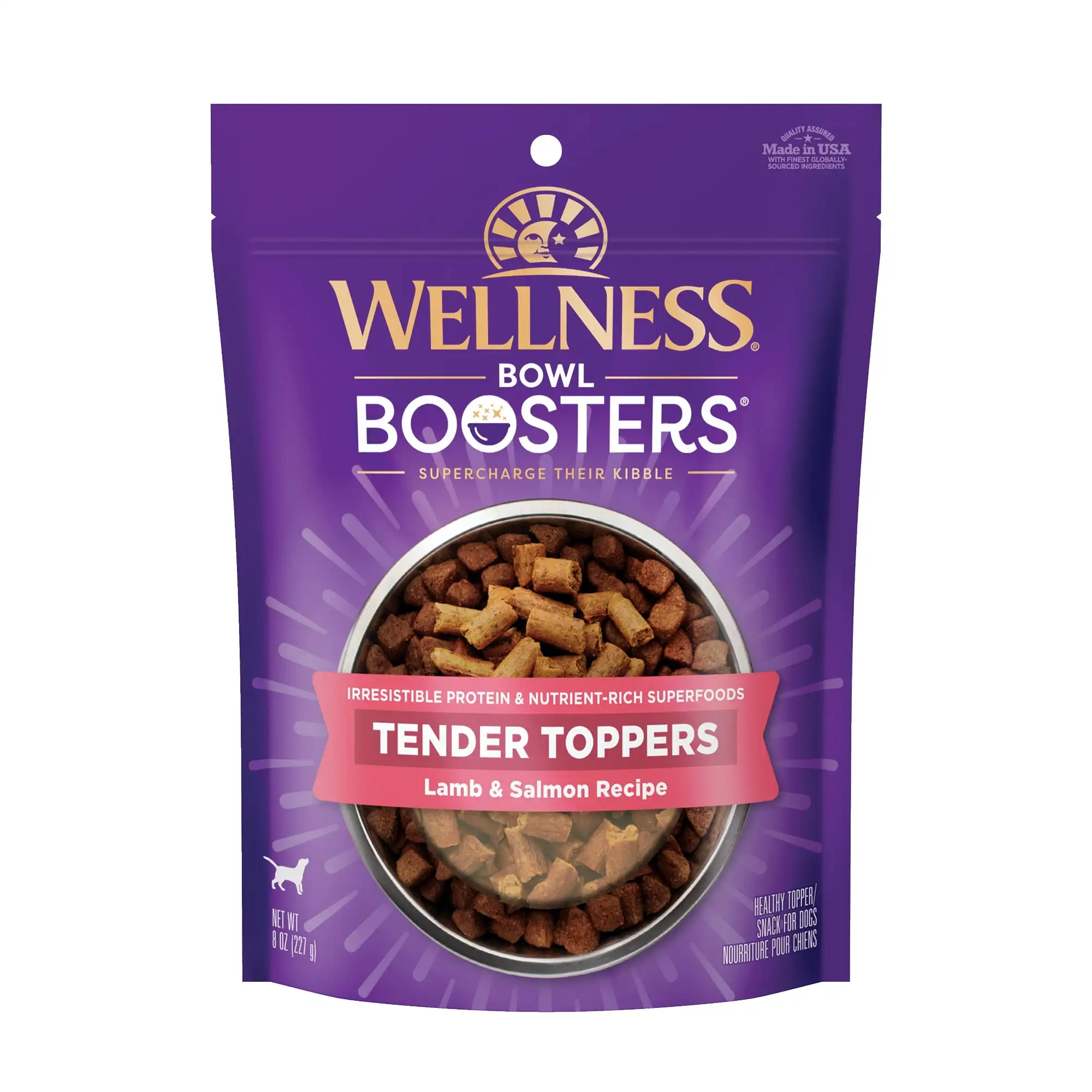 Оздоровительная миска Boosters Tender Toppers, оздоравливающая зернистая собачка, рецепт из ягненка и лосося, 8 унций в пакете
Оздоровительная миска Boosters Tender Toppers, оздоравливающая зернистая собачка, рецепт из ягненка и лосося, 8 унций в пакете
