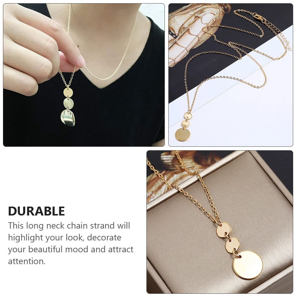 Beautiful Long Clavicle Chain Multi-Layer Neck Chain Sweater Necklace Y-Shaped Pendant Round Dangle Winter Charm
Beautiful Long Clavicle Chain Multi-Layer Neck Chain Sweater Necklace Y-Shaped Pendant Round Dangle Winter Charm