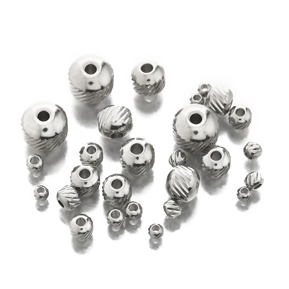 Textured Stainless Steel Beads Spacer Rondelle Metal Stripe Spacer Beads Round Loose Beads for DIY Leather Cord Jewelry Making
Textured Stainless Steel Beads Spacer Rondelle Metal Stripe Spacer Beads Round Loose Beads for DIY Leather Cord Jewelry Making