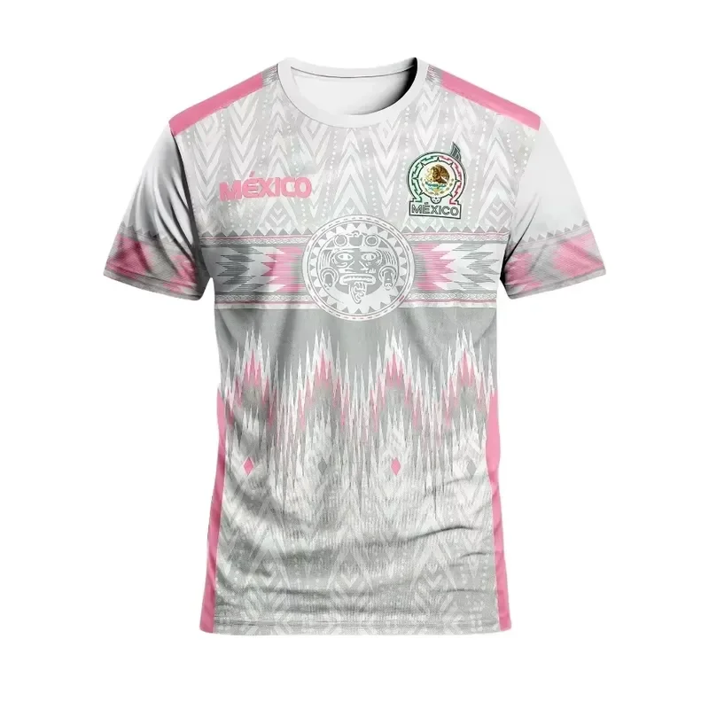 2026 Mexico 3D Printed Football Jersey T-Shirts for Men and Women Summer Quick-Drying Outdoor Sports Tops for Training and
2026 Mexico 3D Printed Football Jersey T-Shirts for Men and Women Summer Quick-Drying Outdoor Sports Tops for Training and