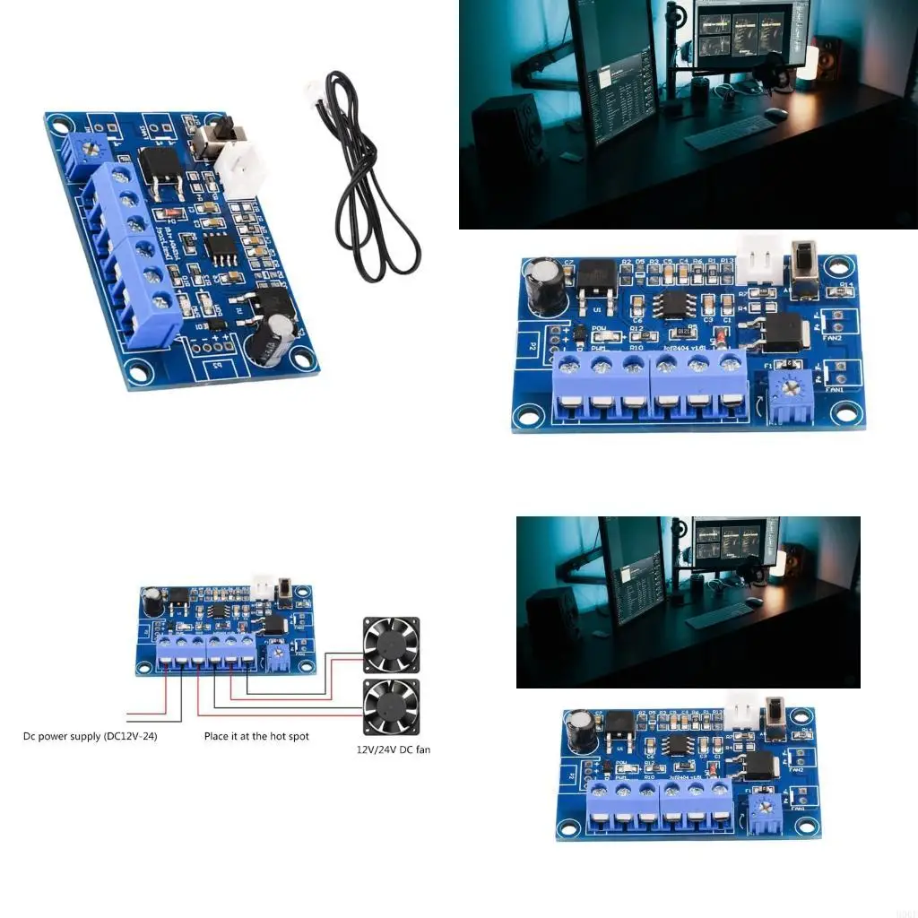 900F Автоматический контроллер скорости вентилятора ШИМ с сенсорным 12 В 24 В для регулирования температуры двигателя Губернатор
900F Автоматический контроллер скорости вентилятора ШИМ с сенсорным 12 В 24 В для регулирования температуры двигателя Губернатор