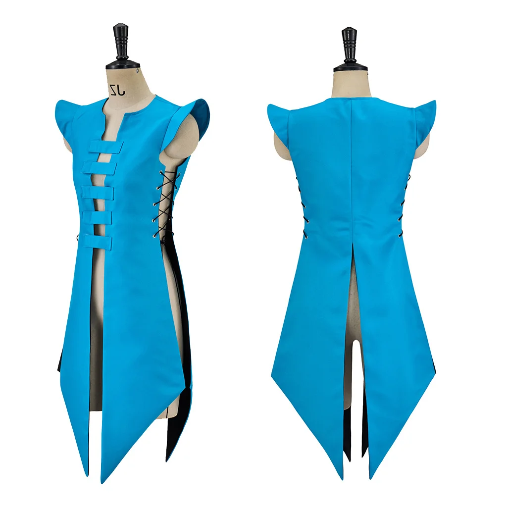 Medieval Renaissance Surcoat Renaissance Sideless Vest Women Viking Sleeveless Long Blue Jacket Halloween Clothing
Medieval Renaissance Surcoat Renaissance Sideless Vest Women Viking Sleeveless Long Blue Jacket Halloween Clothing