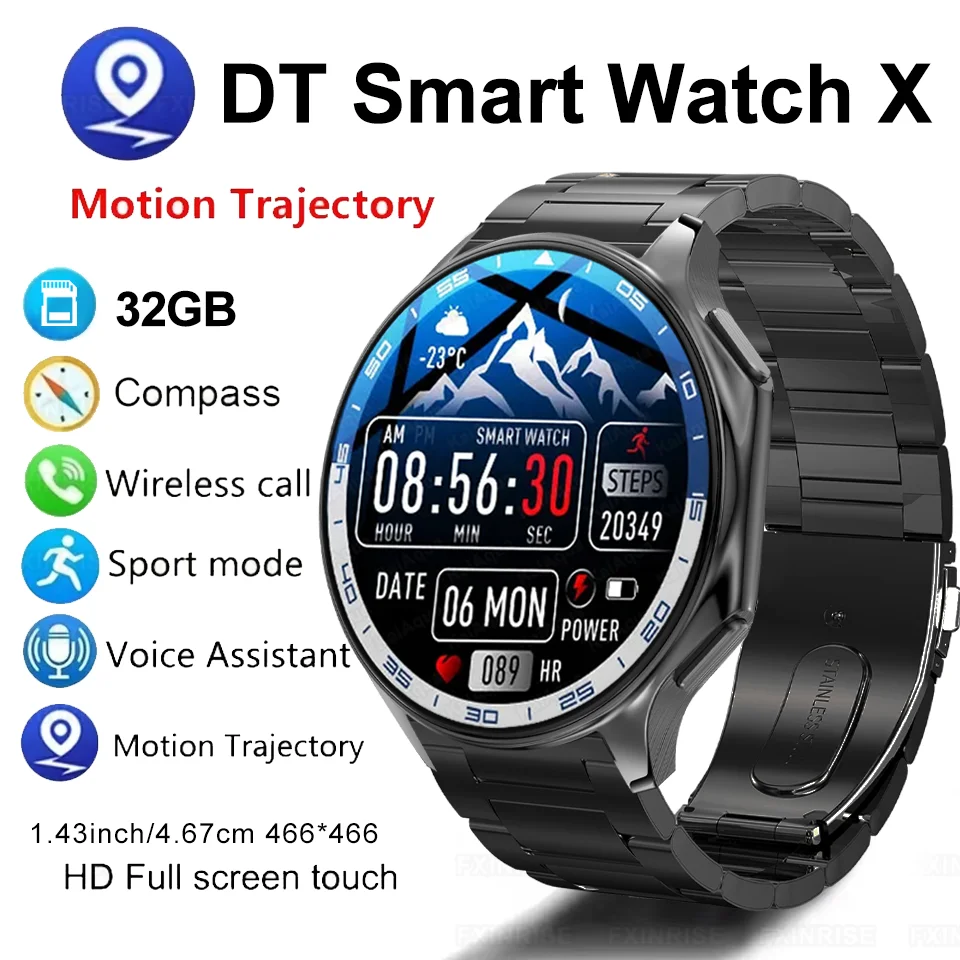 2025Hot DT Watch X High-End Business Watch Men 32G Memory Video Playback Smart Watch Sports Fitness Waterproof Bracelet 3D Watch
2025Hot DT Watch X High-End Business Watch Men 32G Memory Video Playback Smart Watch Sports Fitness Waterproof Bracelet 3D Watch