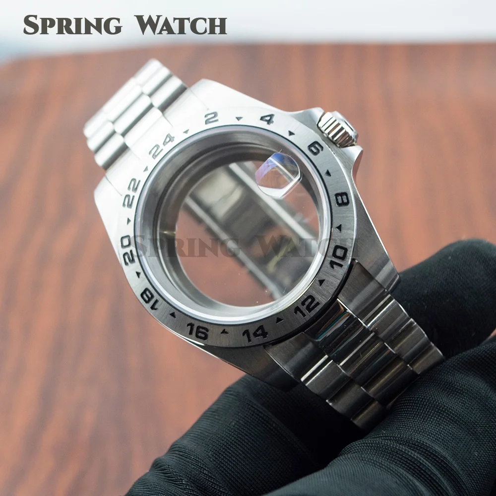 40mm Nh35 Stainless Steel Case Strap for Explore 2 Case Sapphire Glass Case Fit Nh34 Nh35 Nh36 Nh38 Movement 28.5mm Dial Parts
40mm Nh35 Stainless Steel Case Strap for Explore 2 Case Sapphire Glass Case Fit Nh34 Nh35 Nh36 Nh38 Movement 28.5mm Dial Parts