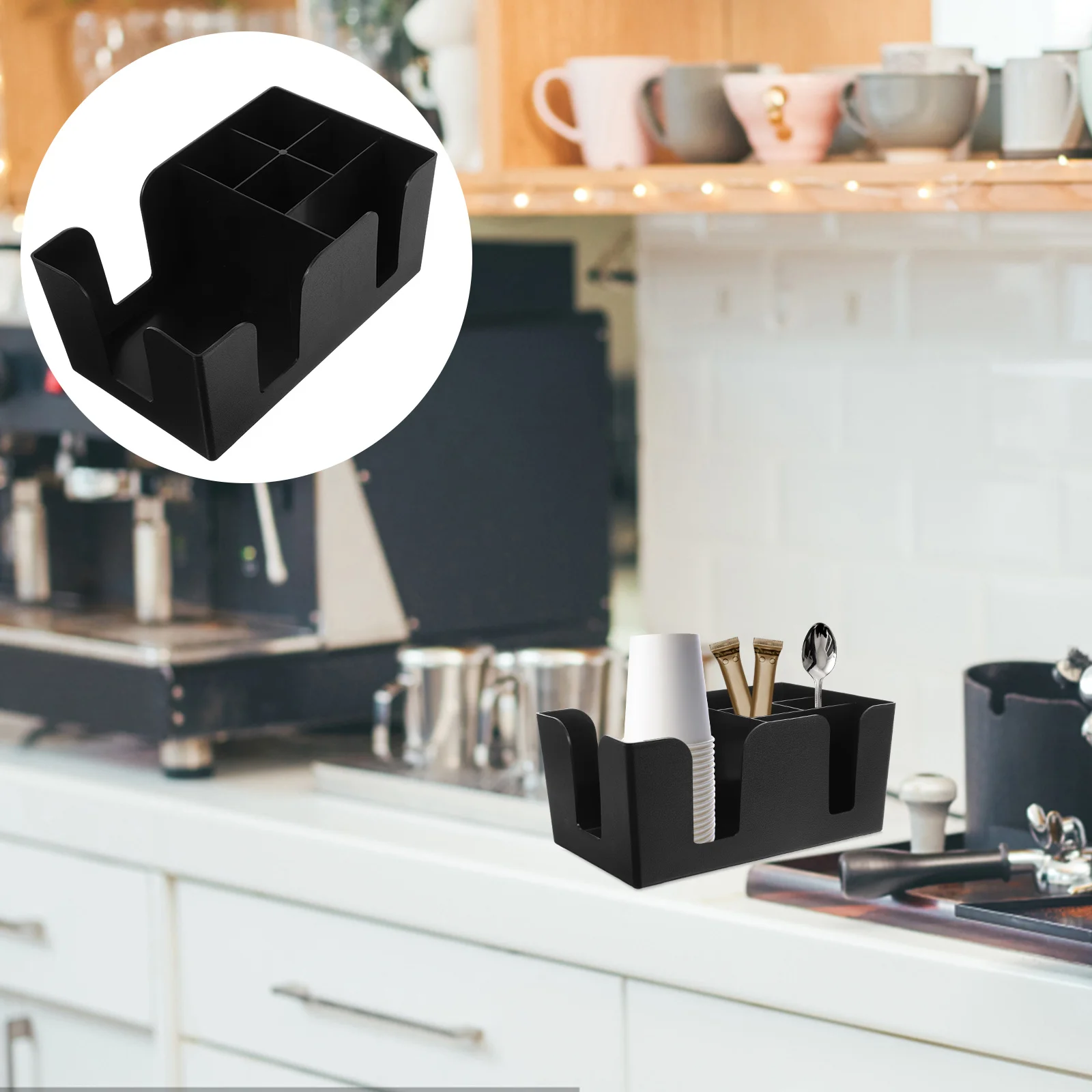 Countertop Sugar Bag Holder Coffee Organizer Desktop Hotel Condiment Storage Box Paper Cup Packet Stirrer
Countertop Sugar Bag Holder Coffee Organizer Desktop Hotel Condiment Storage Box Paper Cup Packet Stirrer