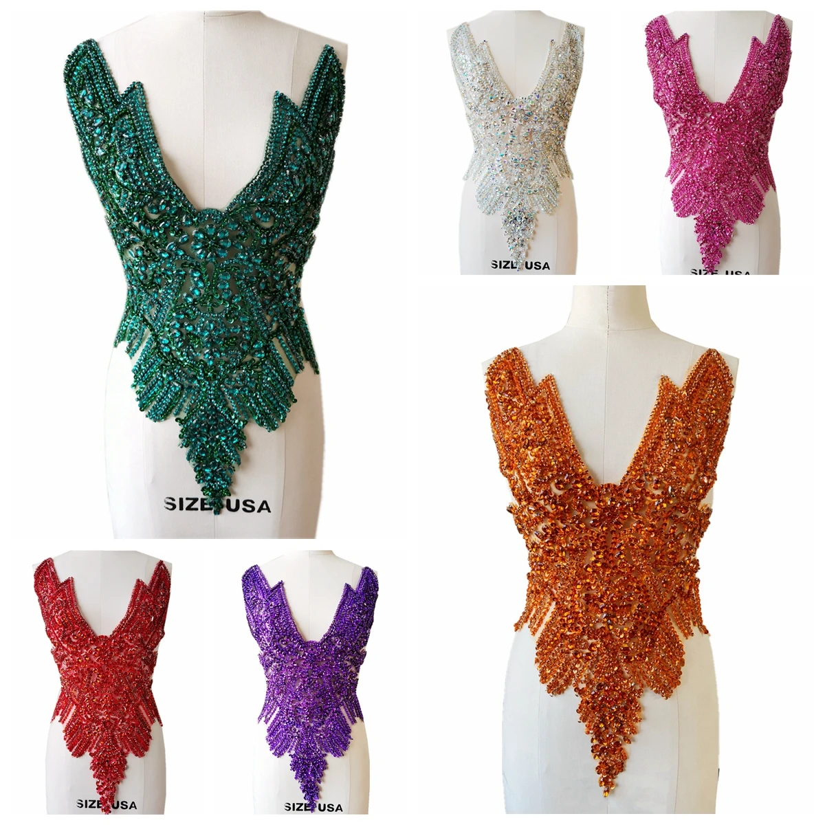 Handmade sew on Rhinestones applique golden crystal trim patches with stones sequins beads for dress
Handmade sew on Rhinestones applique golden crystal trim patches with stones sequins beads for dress