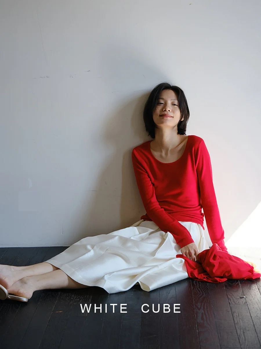 Whitecube осень-зима красная вязаная основа irt женский красивый шерстяной круглый топ Ne повседневный удобный длинный трикотаж све
Whitecube осень-зима красная вязаная основа irt женский красивый шерстяной круглый топ Ne повседневный удобный длинный трикотаж све