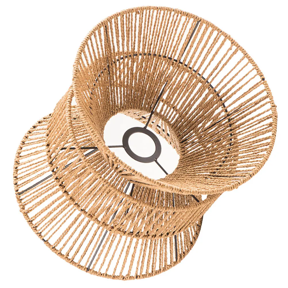 Decorative Hemp Rope Lampshade Vintage Design for Pendant Hanging Lamp No Dazzling Warm Atmosphere Home Hotel Use 127
Decorative Hemp Rope Lampshade Vintage Design for Pendant Hanging Lamp No Dazzling Warm Atmosphere Home Hotel Use 127