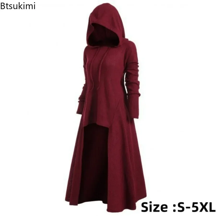 New 2025 Women's Vintage Y2K Cape Hooded Knitted Cape Tops Women's Autumn Winter Solid Pullover Sweater With Pocket Coat Jacket
New 2025 Women's Vintage Y2K Cape Hooded Knitted Cape Tops Women's Autumn Winter Solid Pullover Sweater With Pocket Coat Jacket