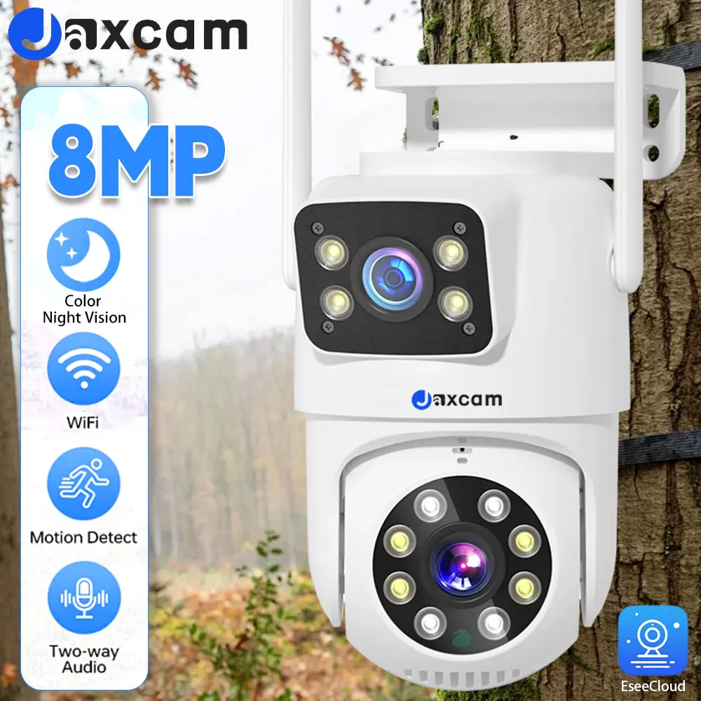 8MP Dual Lens EseeCloud Wifi Camera PTZ Outdoor Wireless Dual Screen Security Camera Auto Tracking Monitoring Video Surveillance
8MP Dual Lens EseeCloud Wifi Camera PTZ Outdoor Wireless Dual Screen Security Camera Auto Tracking Monitoring Video Surveillance