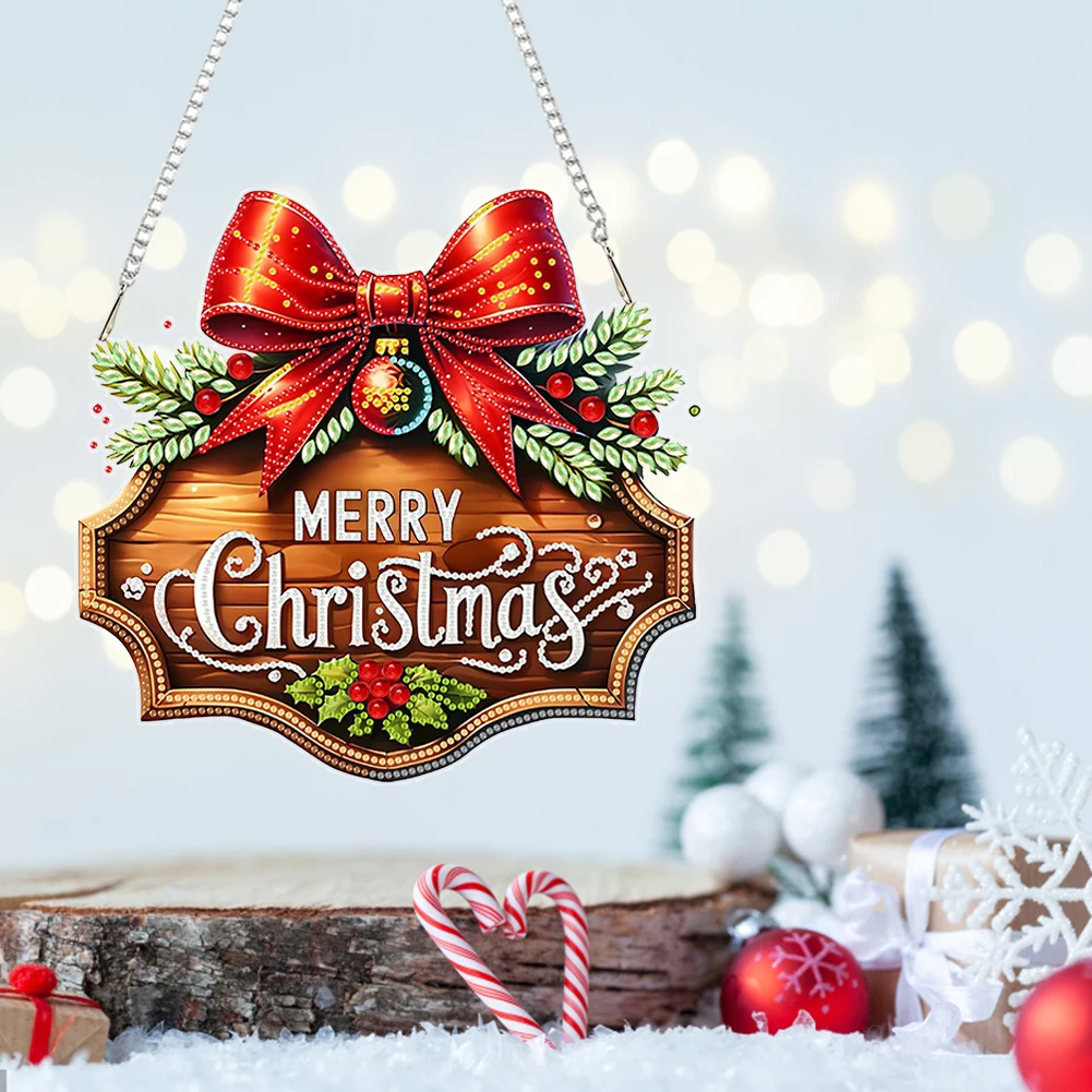 Xmas Theme 2D/Flat DIY Diamond Painting Art Pendant Wall Door Decoration (D)
Xmas Theme 2D/Flat DIY Diamond Painting Art Pendant Wall Door Decoration (D)