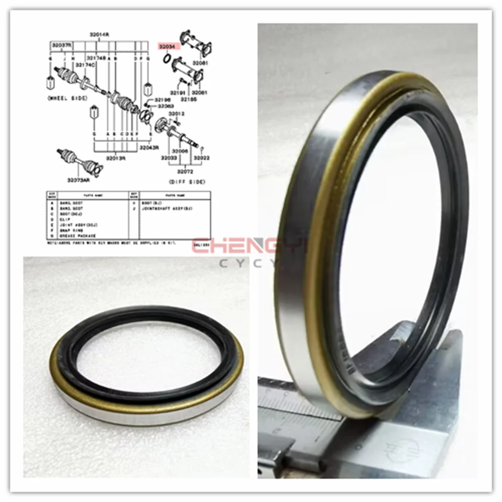 Right Front Half Shaft Sleeve Oil For Pajero Montero K96W V11W V23W V31W V43W V73W V93W V97W MB160946 BF1668E
Right Front Half Shaft Sleeve Oil For Pajero Montero K96W V11W V23W V31W V43W V73W V93W V97W MB160946 BF1668E