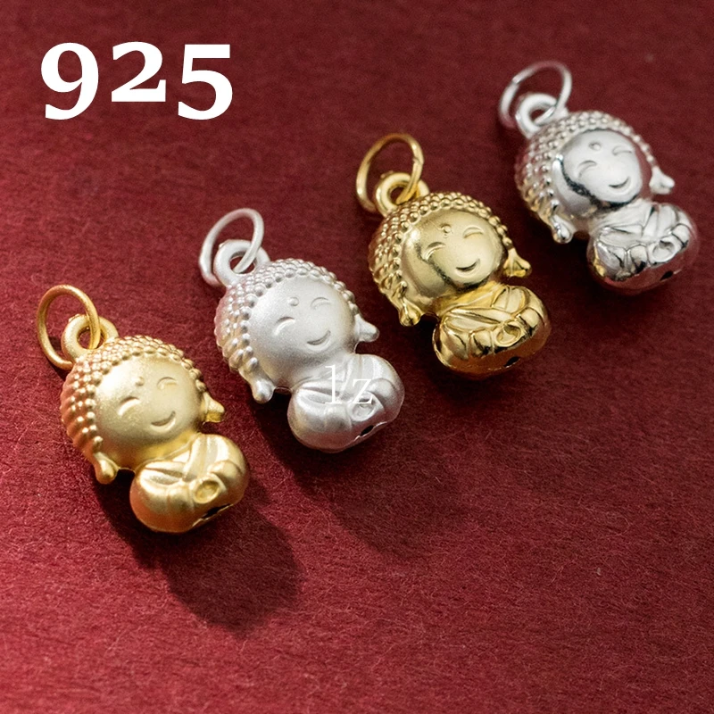 1pc/Lot 925 Silver fengshui Matte/Shiny Surface Lovely Buddha Charms Religious Buddhism Prayer Pendants DIY Jewelry Findings
1pc/Lot 925 Silver fengshui Matte/Shiny Surface Lovely Buddha Charms Religious Buddhism Prayer Pendants DIY Jewelry Findings