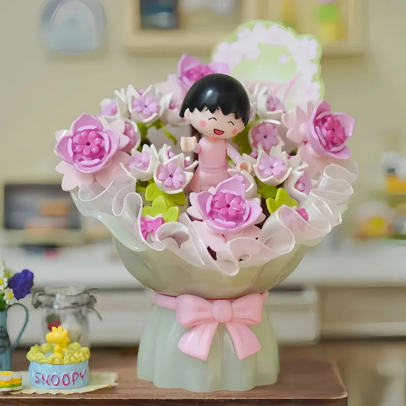 Конструктор JAKI «Цветочный букет Чиби Маруко-чан»: Модель-украшение из мелких деталей, креативный подарок для девочек
Конструктор JAKI «Цветочный букет Чиби Маруко-чан»: Модель-украшение из мелких деталей, креативный подарок для девочек