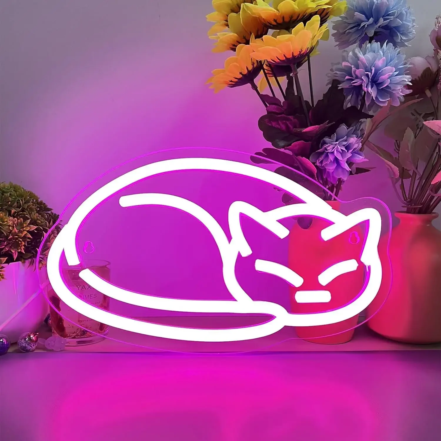 Cat Neon Sign Sleeping Kitten USB Powered LED Dimmable Neon Lights for Aesthetic Room Bedroom Kids Room Decor Cat Lovers Gifts
Cat Neon Sign Sleeping Kitten USB Powered LED Dimmable Neon Lights for Aesthetic Room Bedroom Kids Room Decor Cat Lovers Gifts