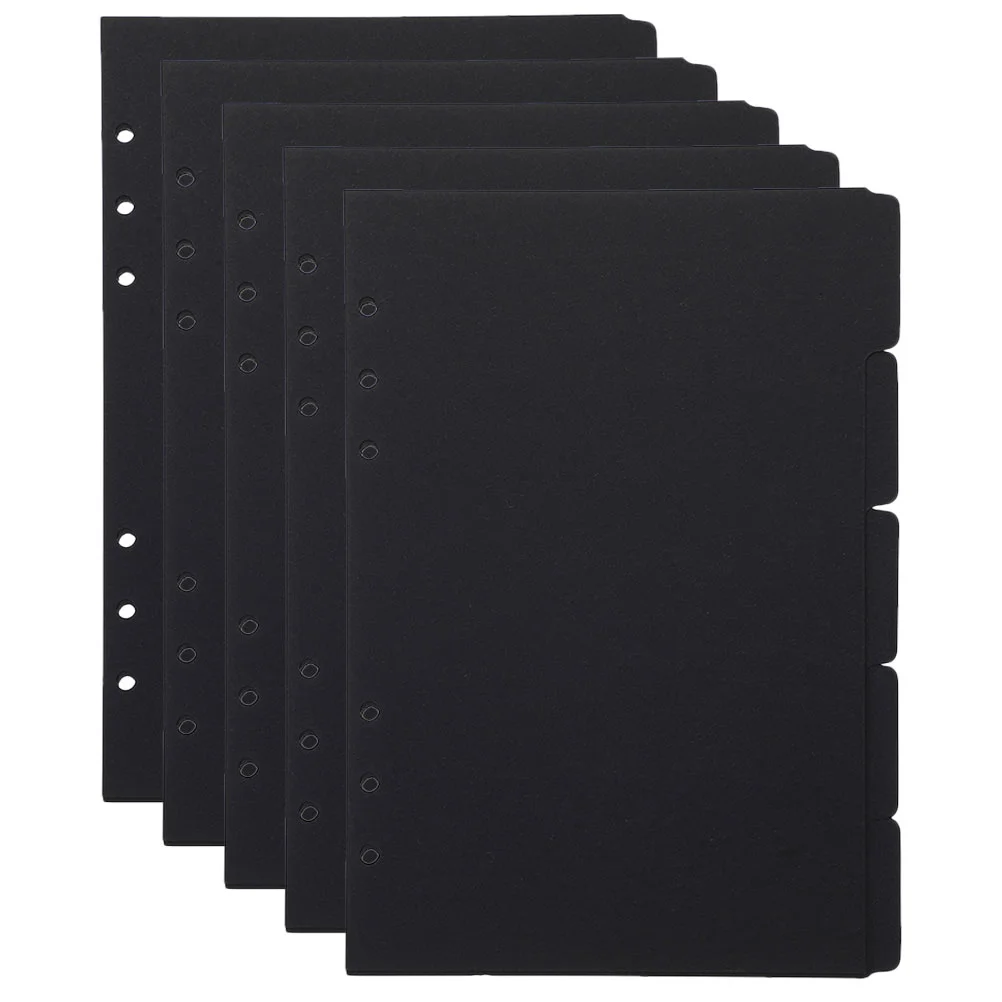 5 Pcs A5 Separator Page The Notebook Detachable Binder Tabs Dividers for Small Business Supplies Paper
5 Pcs A5 Separator Page The Notebook Detachable Binder Tabs Dividers for Small Business Supplies Paper