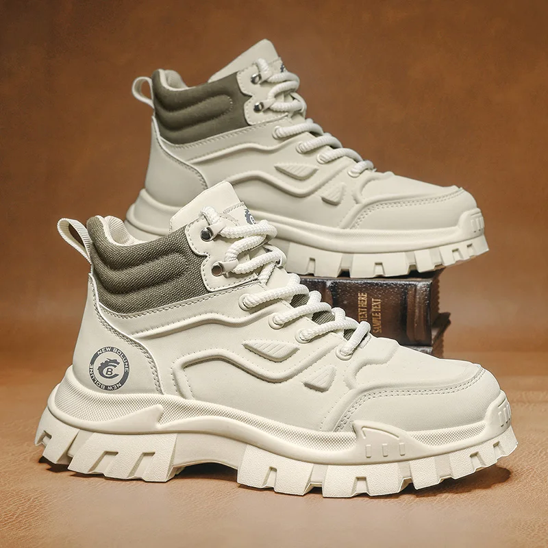 2026 New Men's Thick Soled Outdoor Ankle Height Increasing Shoes High-top Thick-soled Height-increasing Fashionable Casual Boots
2026 New Men's Thick Soled Outdoor Ankle Height Increasing Shoes High-top Thick-soled Height-increasing Fashionable Casual Boots