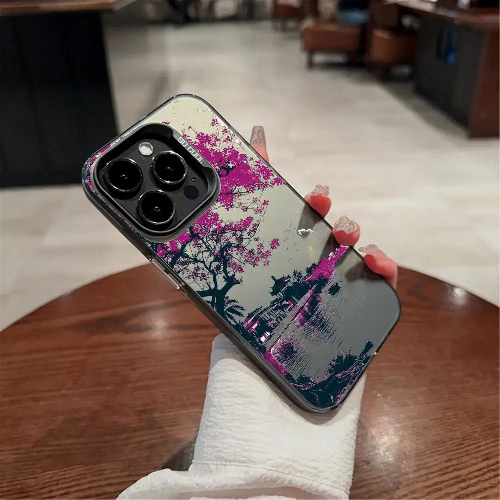 Riverfront Scene Art Phone Case For iPhone11 12 13 14 15 16 17Pro Max Air Plus Mini Light luxury high-end colorful silver cases
Riverfront Scene Art Phone Case For iPhone11 12 13 14 15 16 17Pro Max Air Plus Mini Light luxury high-end colorful silver cases