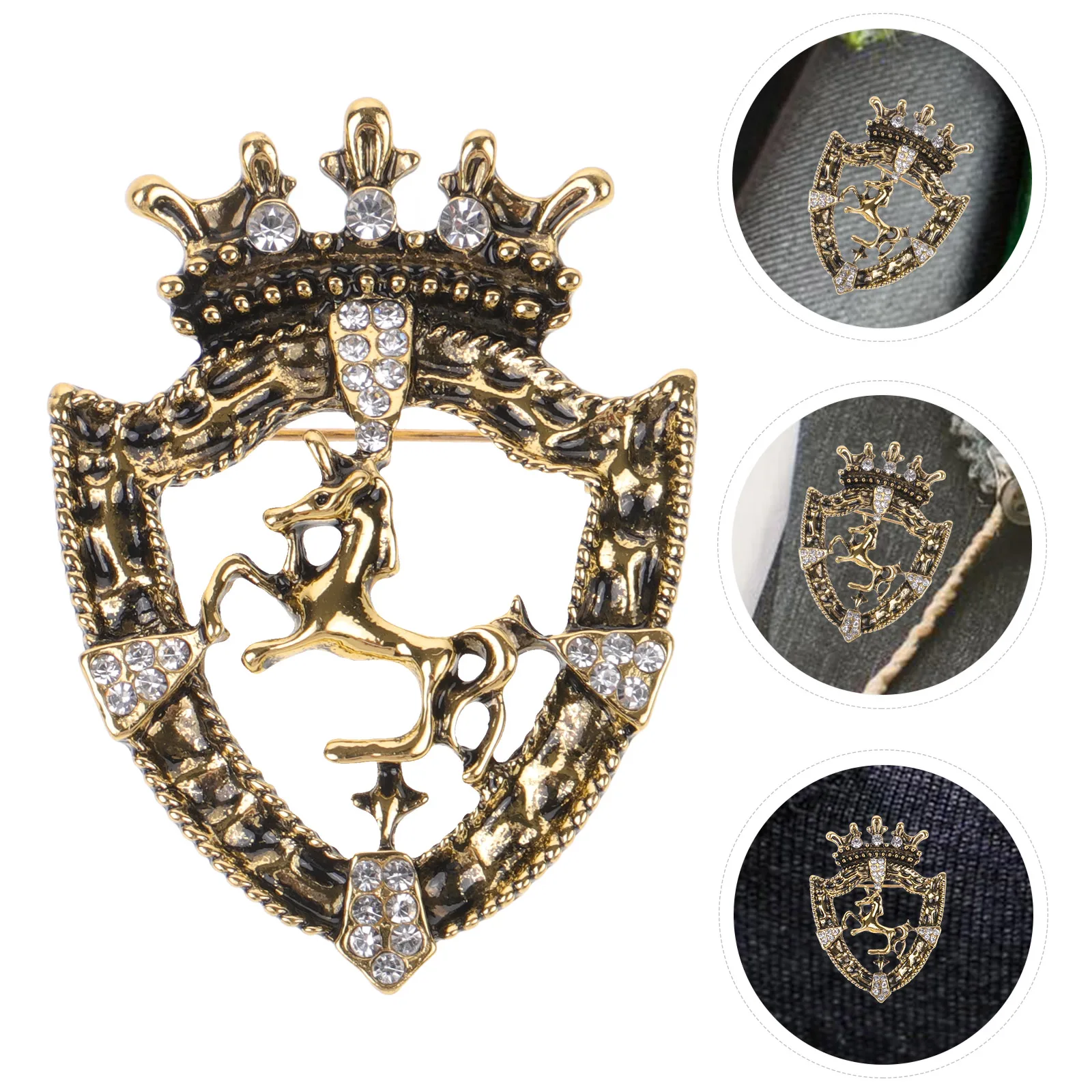 Vintage Brooch Baroque Sweater Brooches Clothing Small Pin Buckle Lapel Decorative Fashion Rhinestone Ornament Delicate
Vintage Brooch Baroque Sweater Brooches Clothing Small Pin Buckle Lapel Decorative Fashion Rhinestone Ornament Delicate