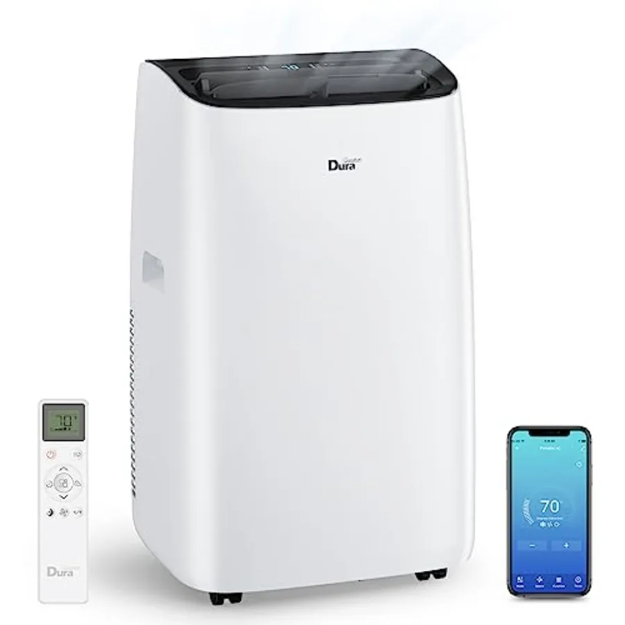 Smart Portable Air Conditioners for home use, white ABS plastic, quiet operation with 12000 BTU ASHRAE cooling power, built-in
Smart Portable Air Conditioners for home use, white ABS plastic, quiet operation with 12000 BTU ASHRAE cooling power, built-in