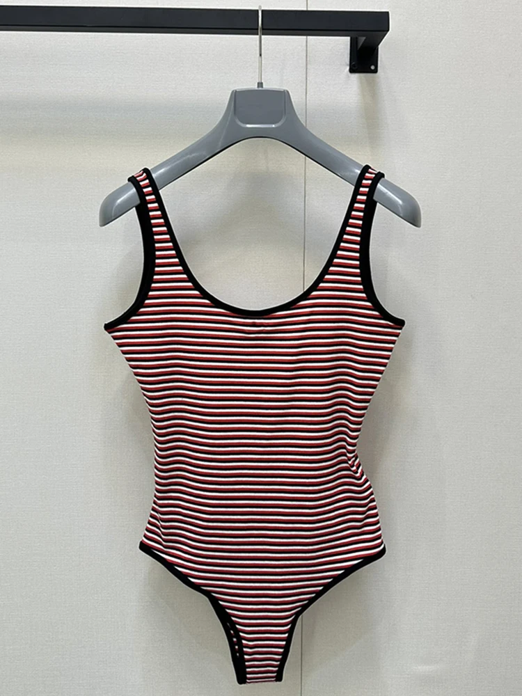 Summer Fashion Vintage Streaks Pattern Slim Romper Women's Spaghetti Strap O-Neck Sleeveless High Waist Sexy Romper
Summer Fashion Vintage Streaks Pattern Slim Romper Women's Spaghetti Strap O-Neck Sleeveless High Waist Sexy Romper