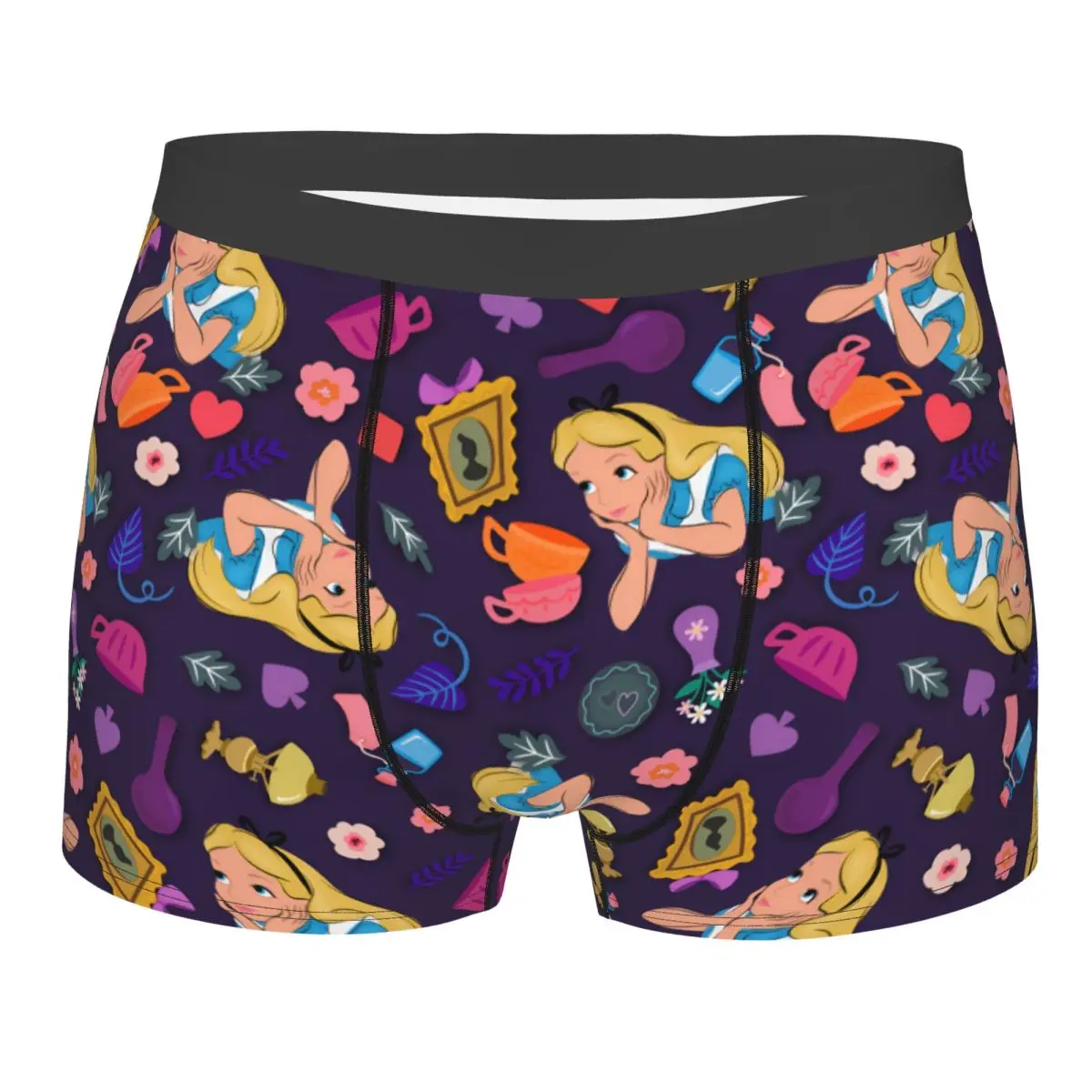 Мужские боксеры с 3D-принтом «Алиса в стране чудес», мягкие трусы-брифы с комиксным дизайном
Мужские боксеры с 3D-принтом «Алиса в стране чудес», мягкие трусы-брифы с комиксным дизайном