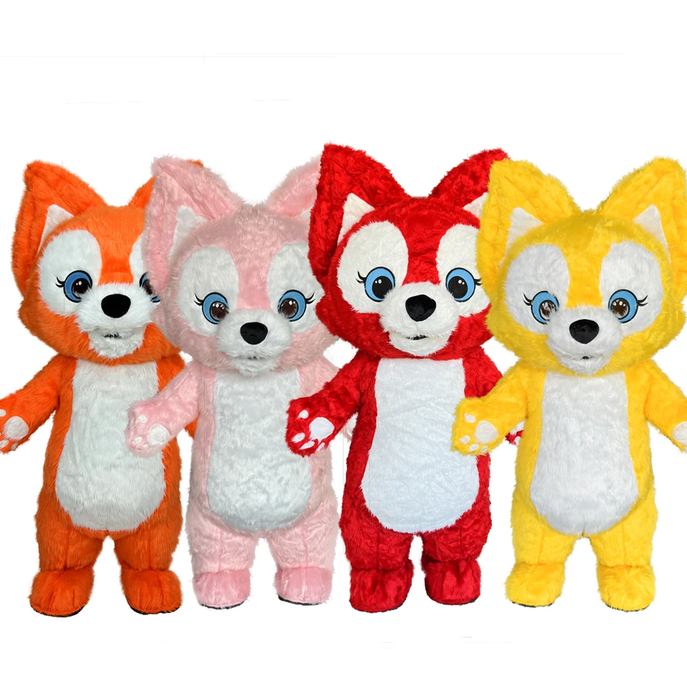 Colorful Fox Inflatable Costume Mascot Parade Adult Character Cosplay Animal Birthday Halloween Party Event Plush Set
Colorful Fox Inflatable Costume Mascot Parade Adult Character Cosplay Animal Birthday Halloween Party Event Plush Set