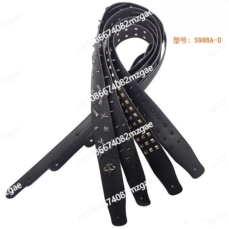 Кожаный гитарный ремень для электрогитары и бас — плечевой ремень премиум-класса с противоскользящей накладкой, удобный и прочный дизайн
Кожаный гитарный ремень для электрогитары и бас — плечевой ремень премиум-класса с противоскользящей накладкой, удобный и прочный дизайн