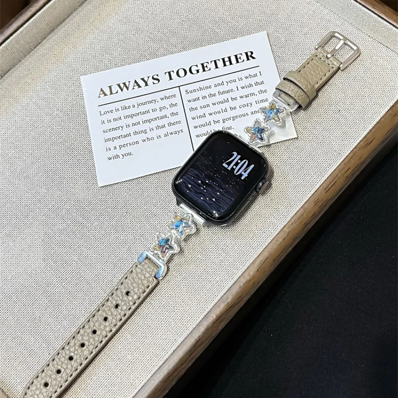 Fashionable retro star studded diamond patchwork compatible iWatch strap 38mm 40mm 41mm 42mm 44mm 45mm 49mm fashionable strap
Fashionable retro star studded diamond patchwork compatible iWatch strap 38mm 40mm 41mm 42mm 44mm 45mm 49mm fashionable strap