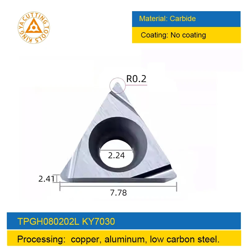 TPGH060102L&04L TPGH080202L&04L TPGH090202L&04L TCGT110302L&04L Carbide AluminiumInsert for
TPGH060102L&04L TPGH080202L&04L TPGH090202L&04L TCGT110302L&04L Carbide AluminiumInsert for