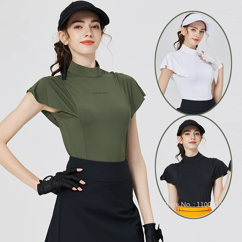 Blktee Одежда для гольфа Женская летняя крутая футболка с круглым вырезом и рукавами-крылышками для гольфа Женские спортивные топы для гольфа с рюшами Быстросохнущие рубашки
Blktee Одежда для гольфа Женская летняя крутая футболка с круглым вырезом и рукавами-крылышками для гольфа Женские спортивные топы для гольфа с рюшами Быстросохнущие рубашки