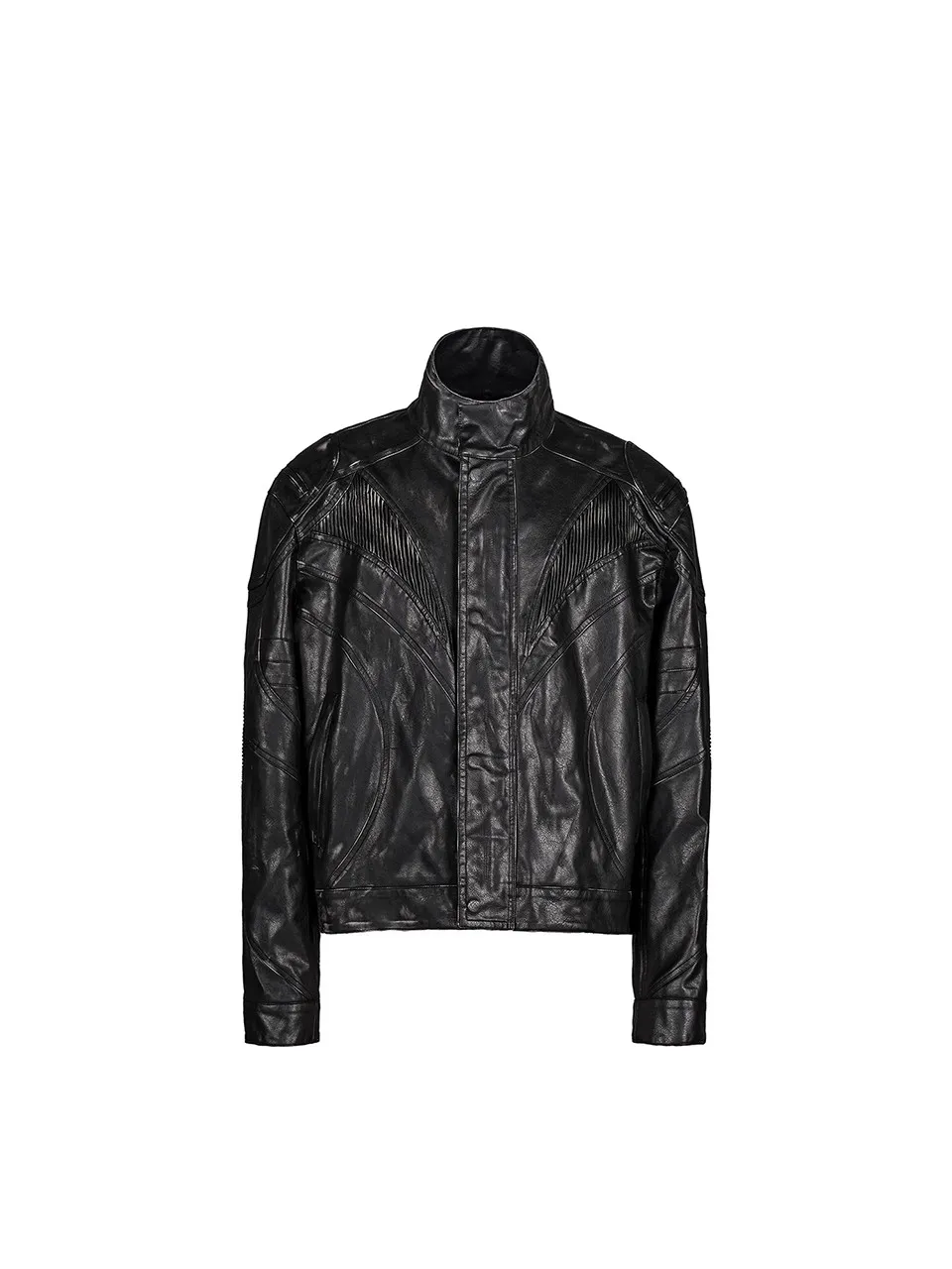 Mauroicardi Spring Autumn Cool Handsome Short Shiny Black Pu Leather Jacket Men Zipper Luxury Designer European Clothes 2025
Mauroicardi Spring Autumn Cool Handsome Short Shiny Black Pu Leather Jacket Men Zipper Luxury Designer European Clothes 2025